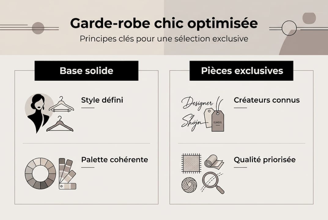 Infographie : les clés pour sublimer une garde-robe élégante et raffinée