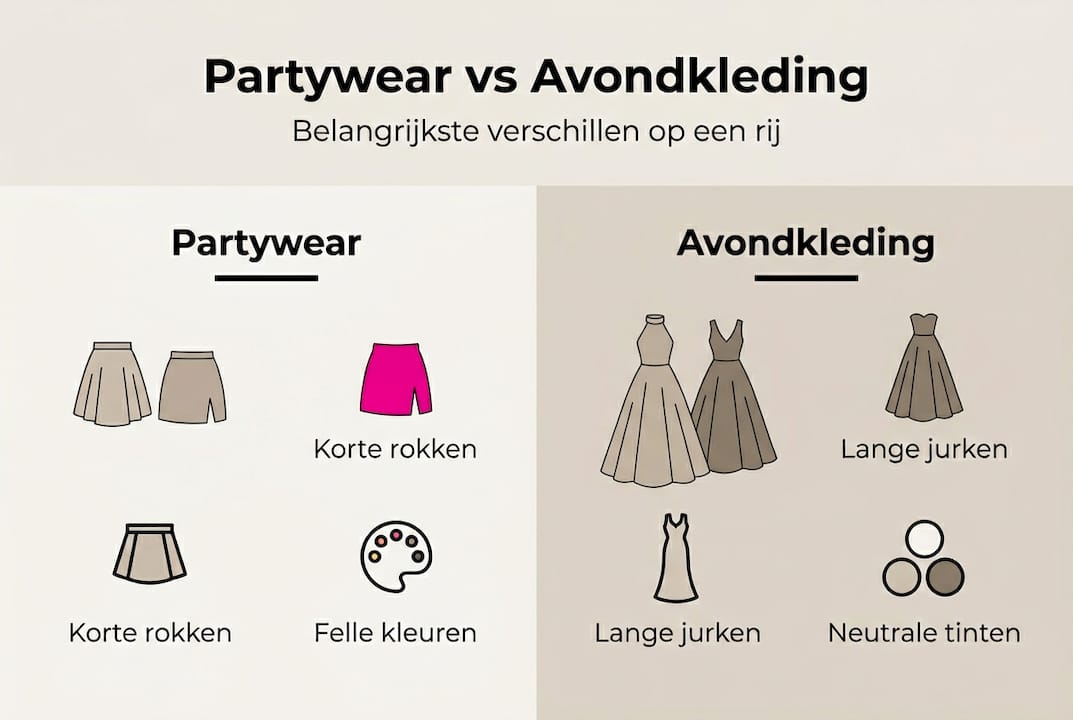 Infographic: feestelijke outfits versus avondkleding