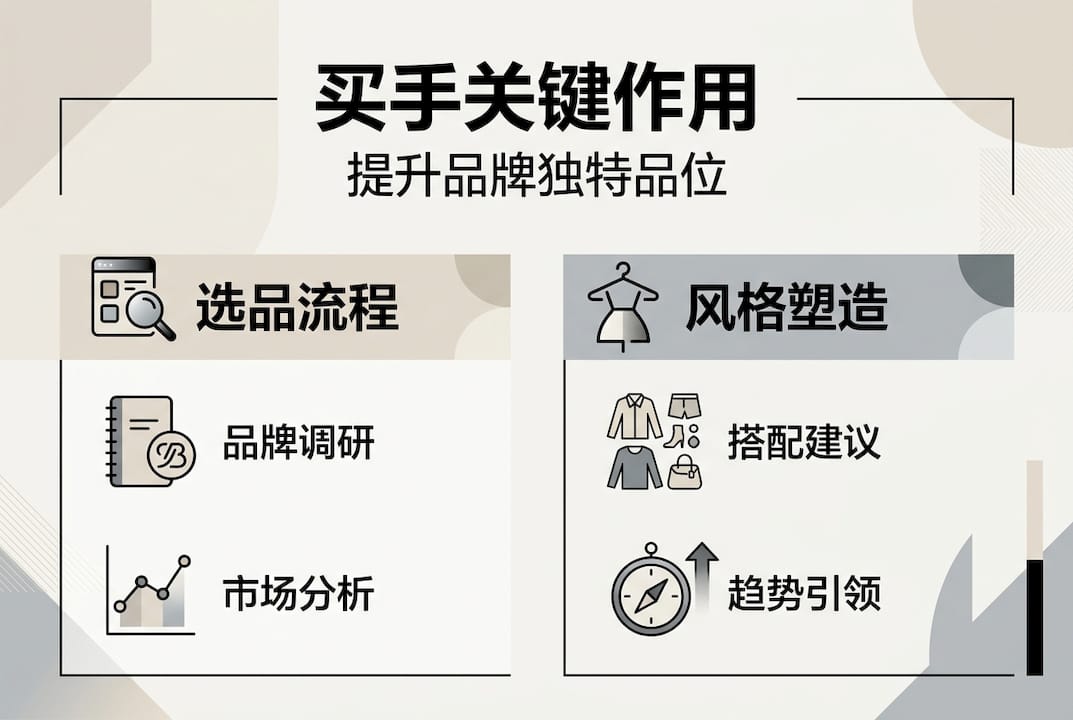 买手工作流程与风格分析图