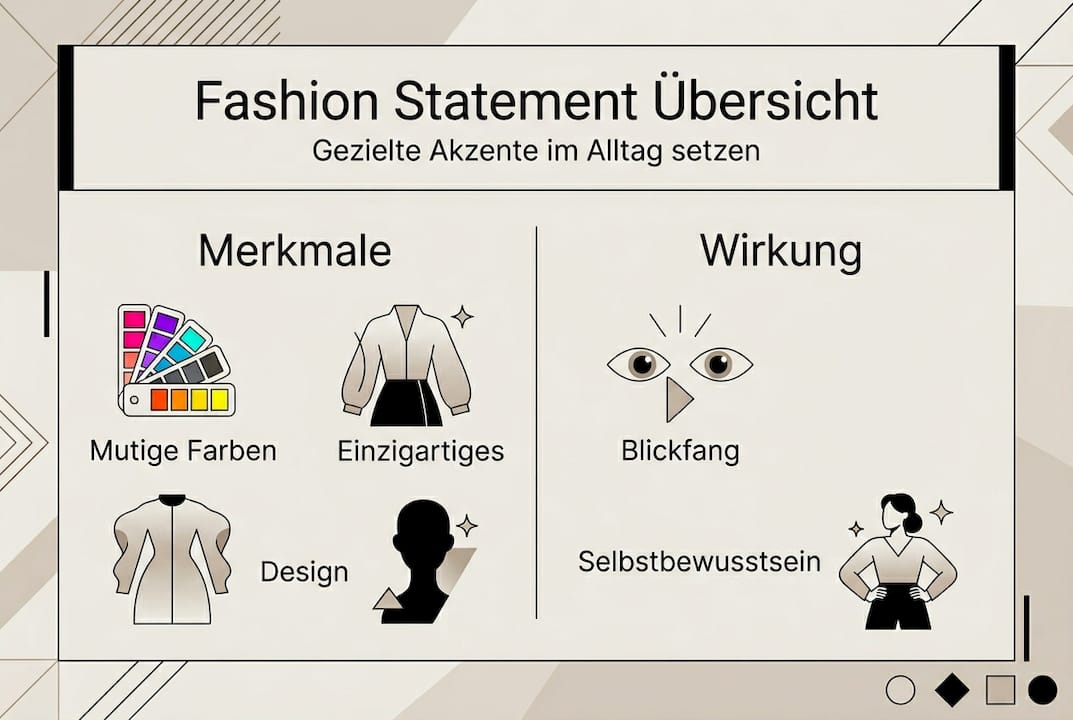 Übersicht: Was ein echtes Fashion-Statement ausmacht