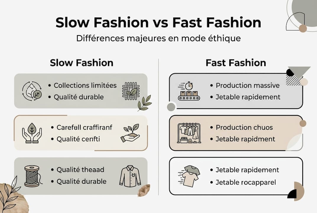Infographie : le match entre mode éthique et mode rapide