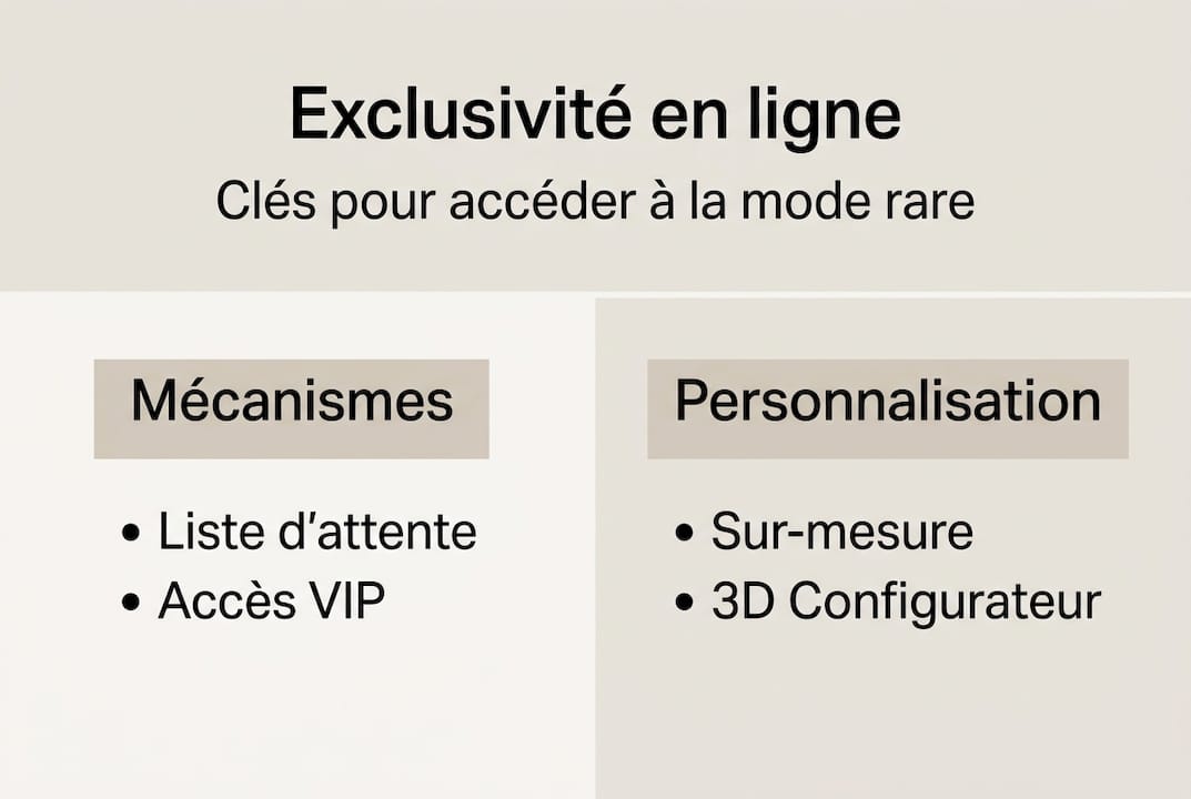 Infographie : l’exclusivité, nouveau moteur de la mode digitale