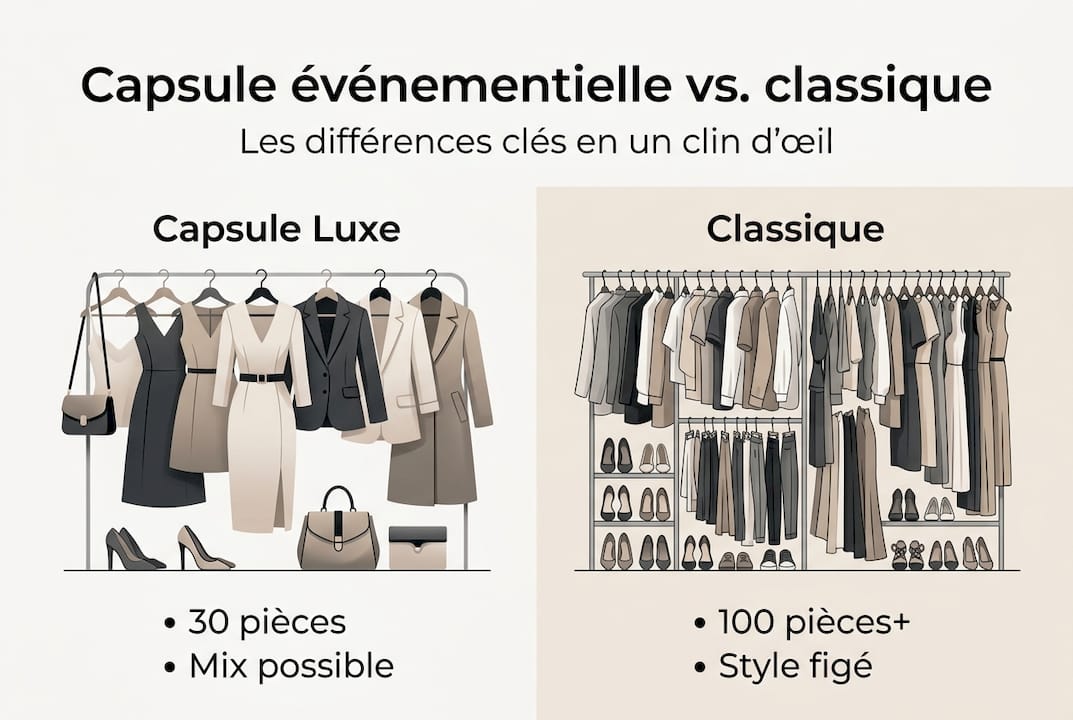 Focus sur le dressing chic : l’infographie indispensable pour adopter un style classique et haut de gamme