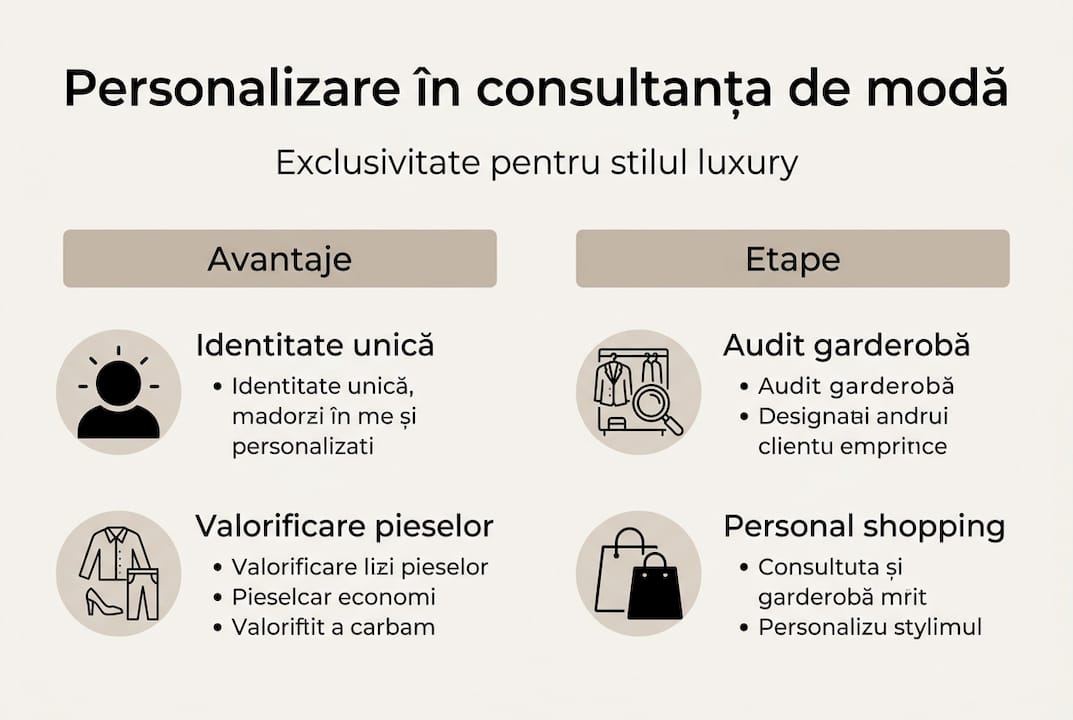 Infografic: Beneficiile consultanței de modă personalizate