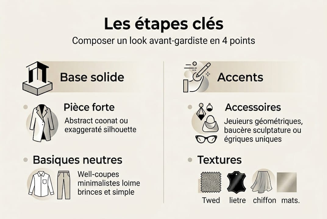 Infographie : les clés pour composer un look avant-gardiste