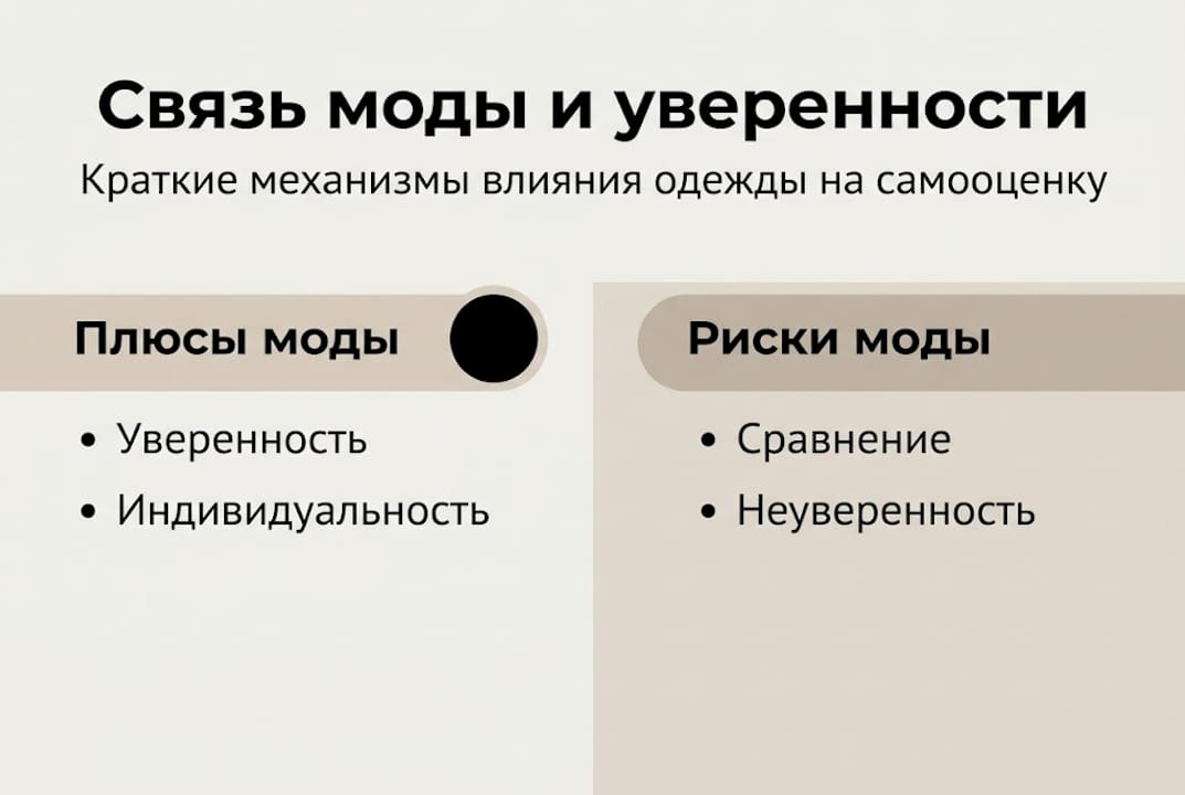 Инфографика: как мода влияет на самооценку