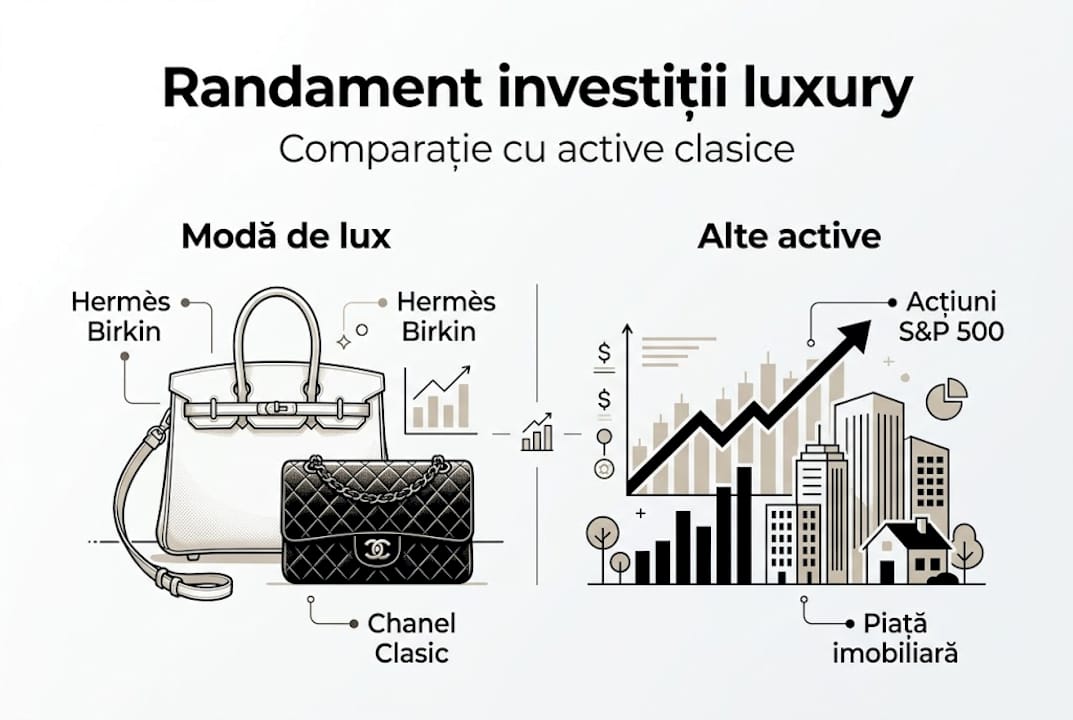 Infografic: Cum se compară randamentul investițiilor în moda de lux față de alte active