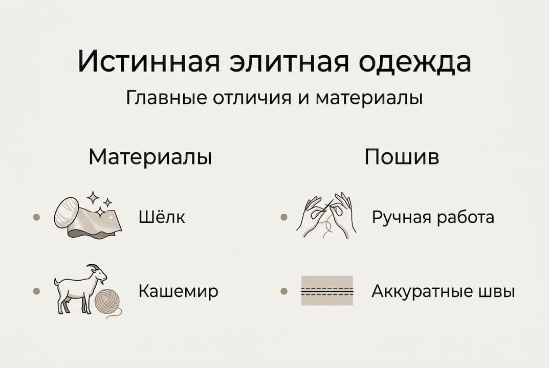 Инфографика: как распознать по-настоящему люксовую одежду