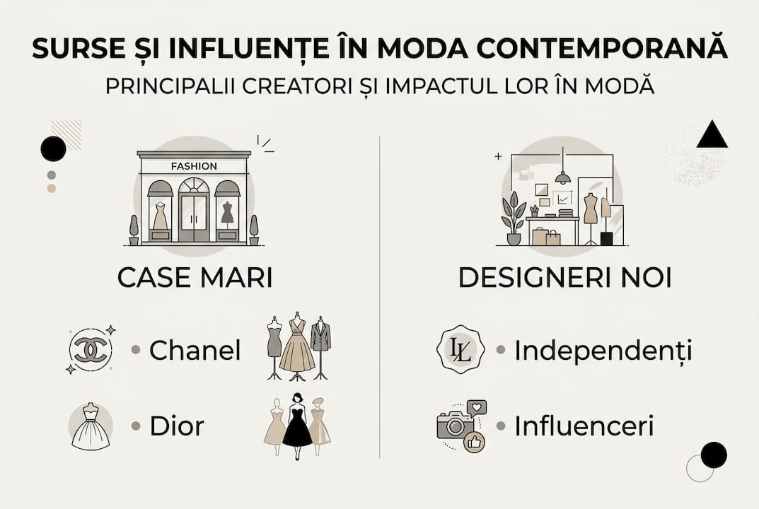 Infografic: Cele mai importante surse de inspirație pentru moda contemporană