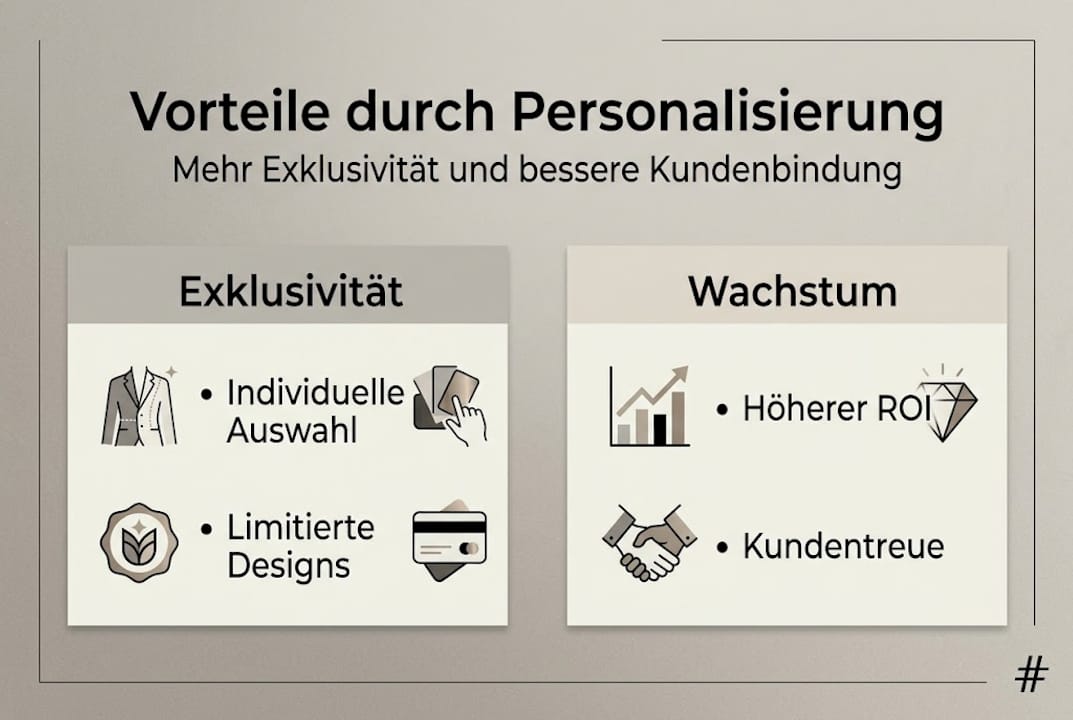 Infografik: Die Vorteile personalisierter Erlebnisse im Luxussegment
