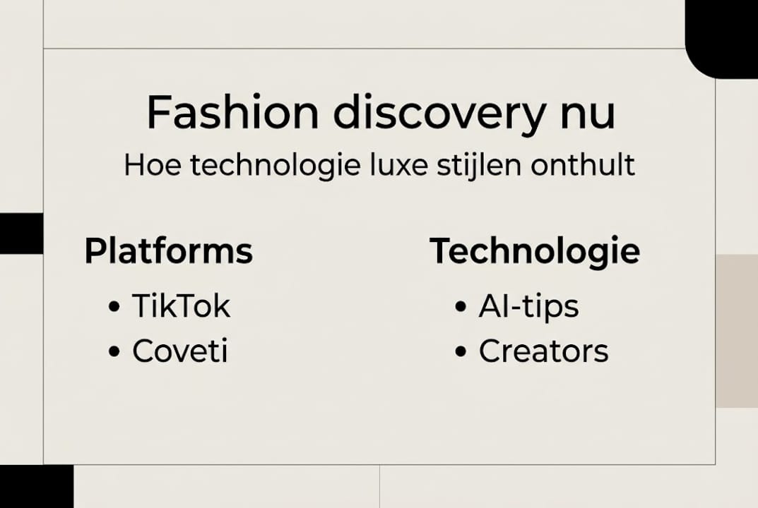 Infographic: de invloed van modeplatforms en innovatieve technologie op hoe we nieuwe merken en trends ontdekken