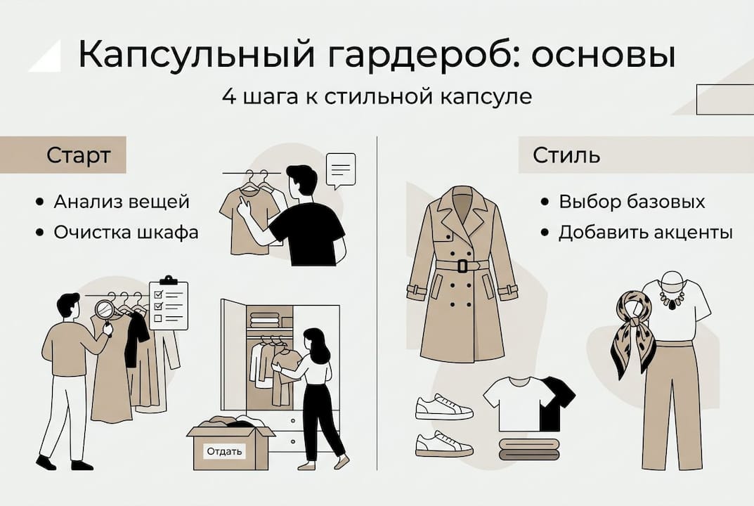Визуальное руководство по составлению капсульного гардероба