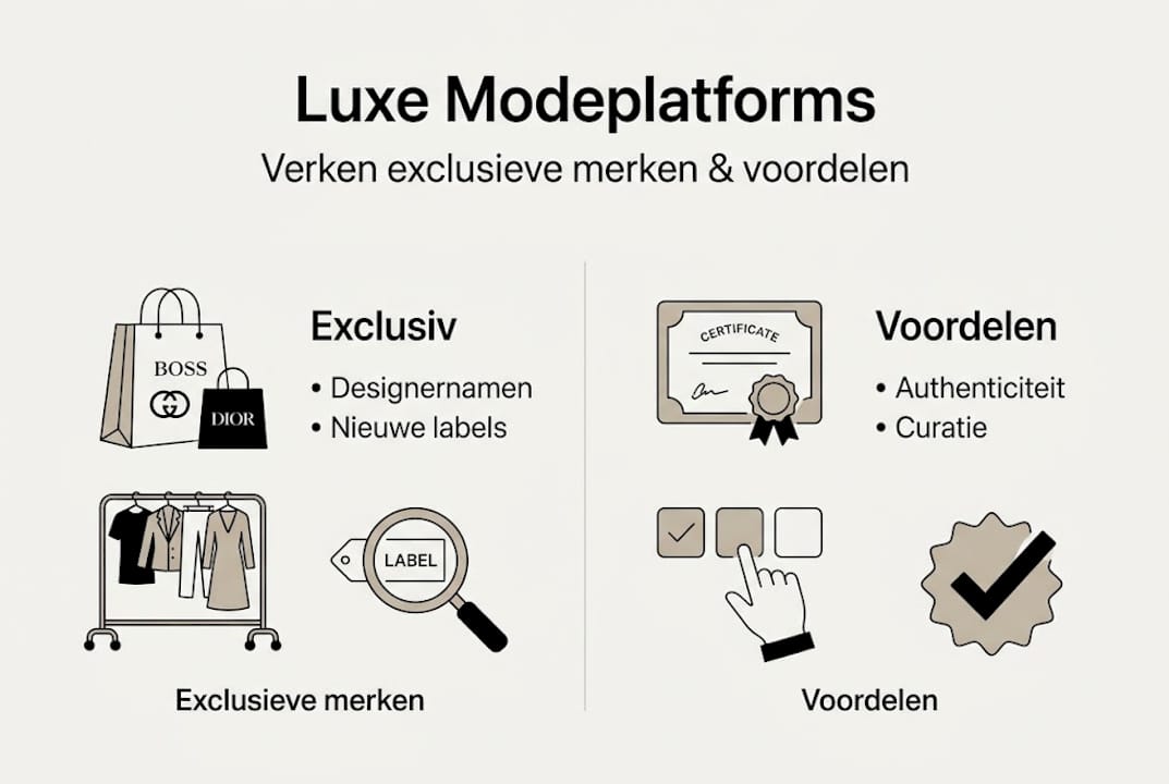 Infographic: De voordelen van exclusieve modeplatforms op een rij