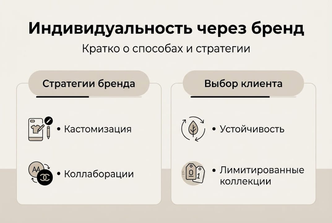 Инфографика: как бренды подчеркивают свою уникальность