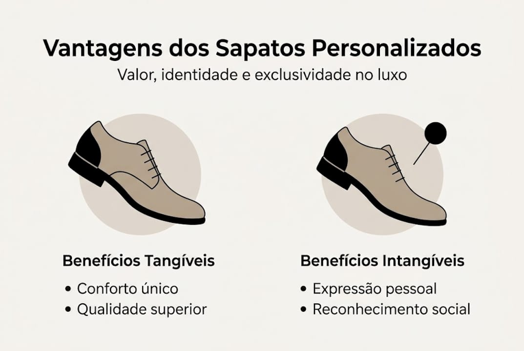 Infografia: Descobre as principais vantagens de optar por sapatos feitos à medida