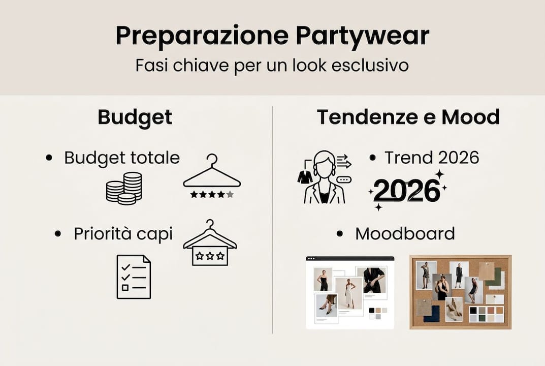 Infografica: tutti i passaggi indispensabili per un look da party esclusivo