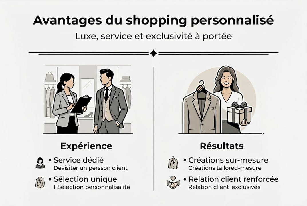 Les atouts du shopping sur mesure en un coup d’œil