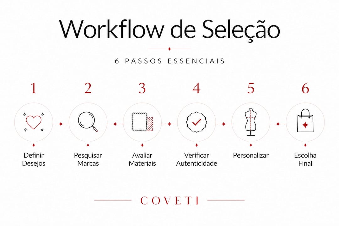 Infografia: os 6 passos essenciais do processo de seleção