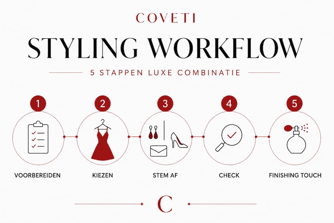Visuele workflow: zo style je luxe schoenen stap voor stap