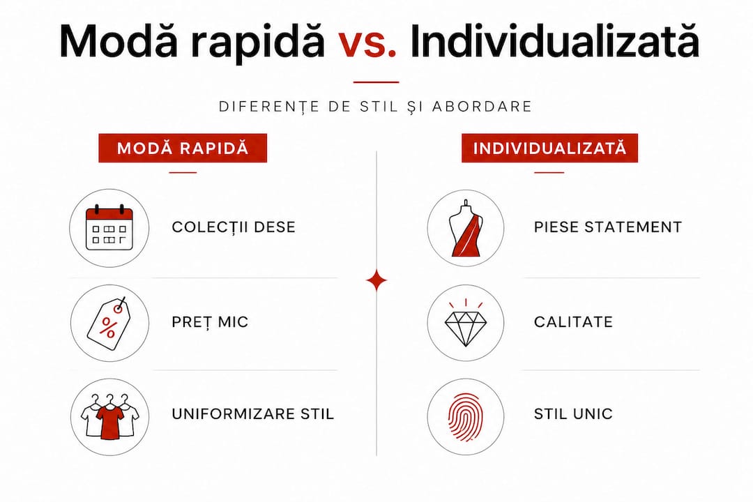 Infografic: moda fast fashion versus stil personal