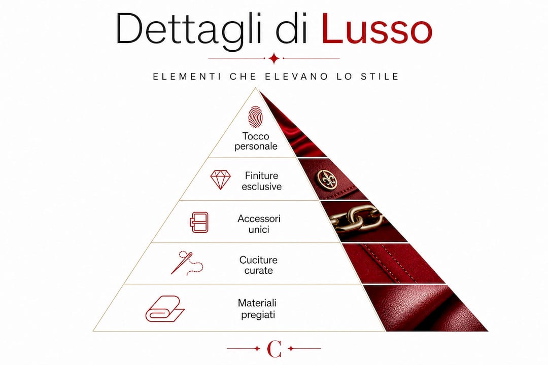 La piramide degli elementi distintivi del lusso nella moda