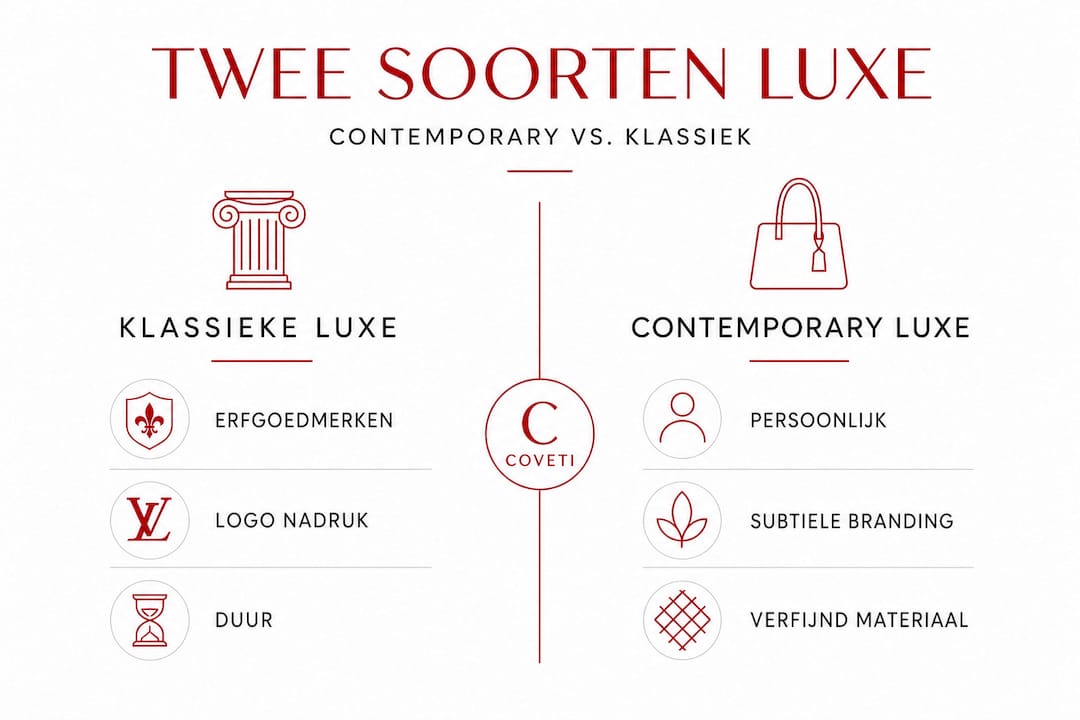 Infographic: het verschil tussen moderne en klassieke luxe