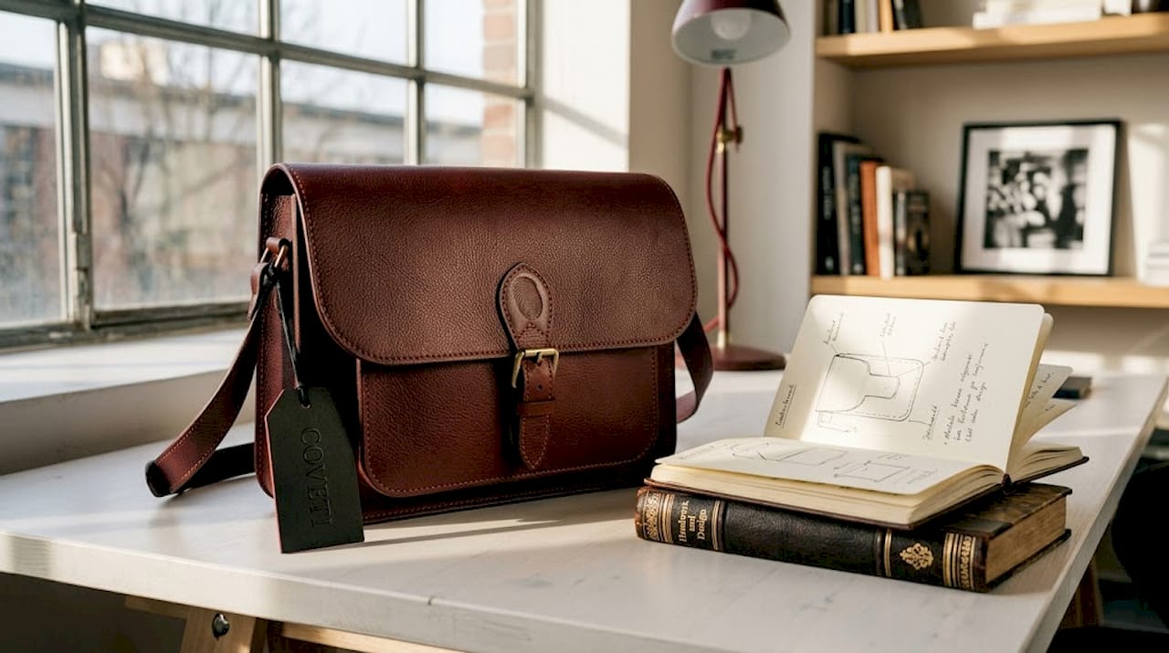 Luxuriöse Handtasche in liebevoller Handarbeit gefertigt, mit kunstvollen Details versehen.