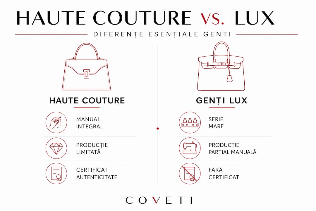 Infografic: Cum distingem între gențile haute couture și cele de lux