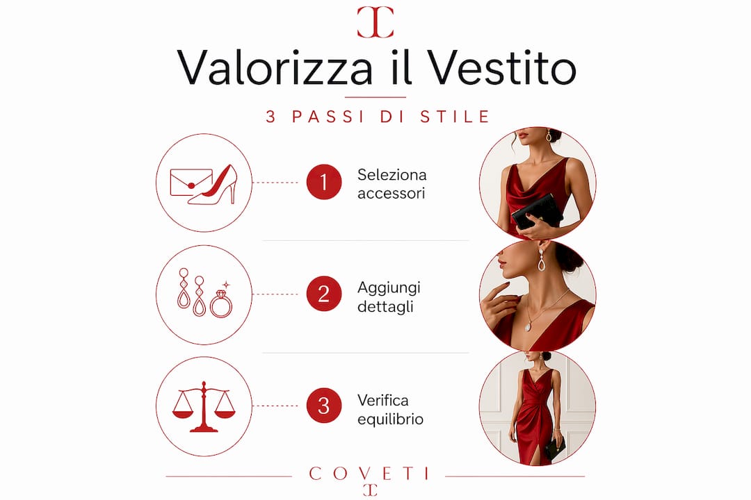 Infografica: come rendere speciale il tuo abito da festa