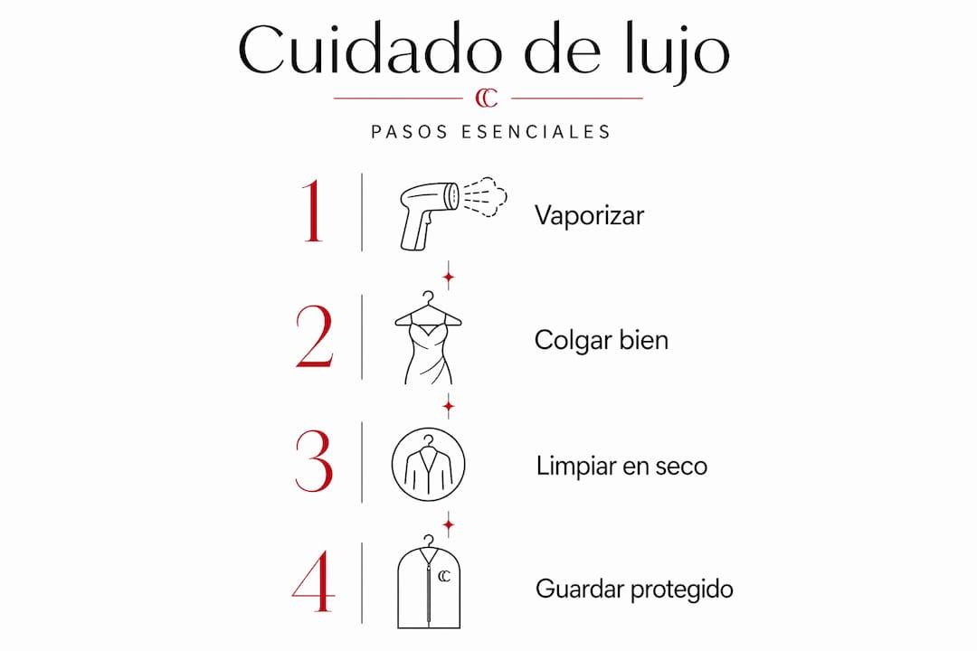 Infografía: cómo conservar tus prendas de lujo en perfecto estado