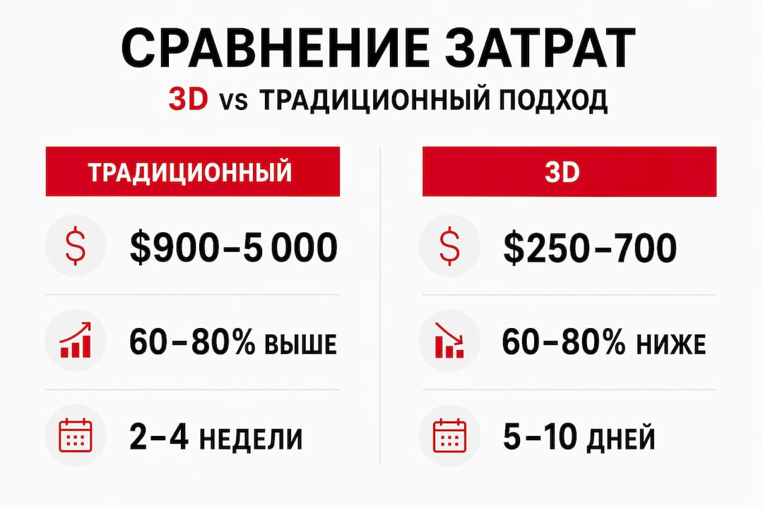 Инфографика: сравнение стоимости создания модных коллекций