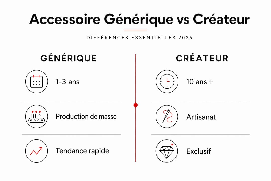 Infographie : le match entre accessoires de marque et accessoires génériques