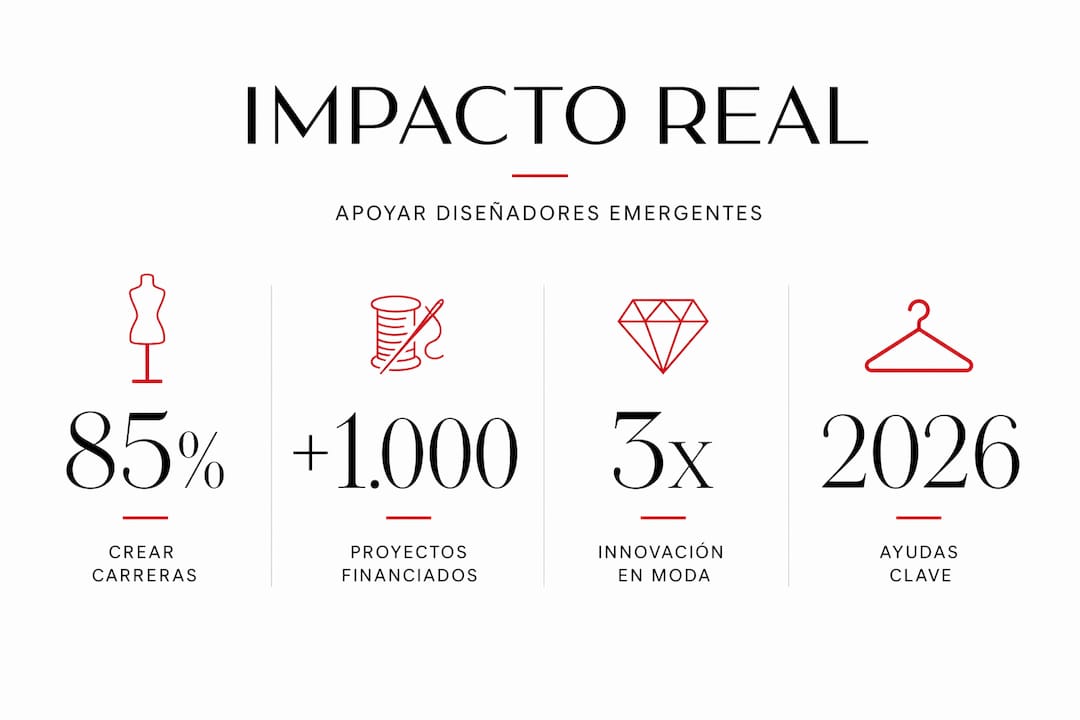 Infografía: datos esenciales sobre cómo impulsar a los diseñadores emergentes impacta en el sector