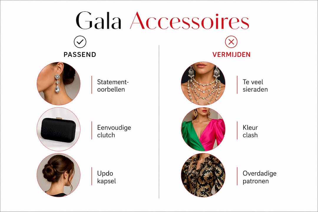 Infographic: zo combineer je moeiteloos je gala accessoires