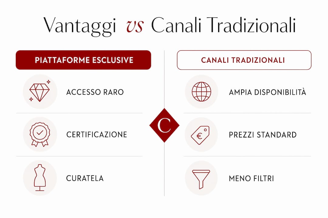 Infografica: perché scegliere piattaforme di moda esclusiva invece dei tradizionali canali di shopping