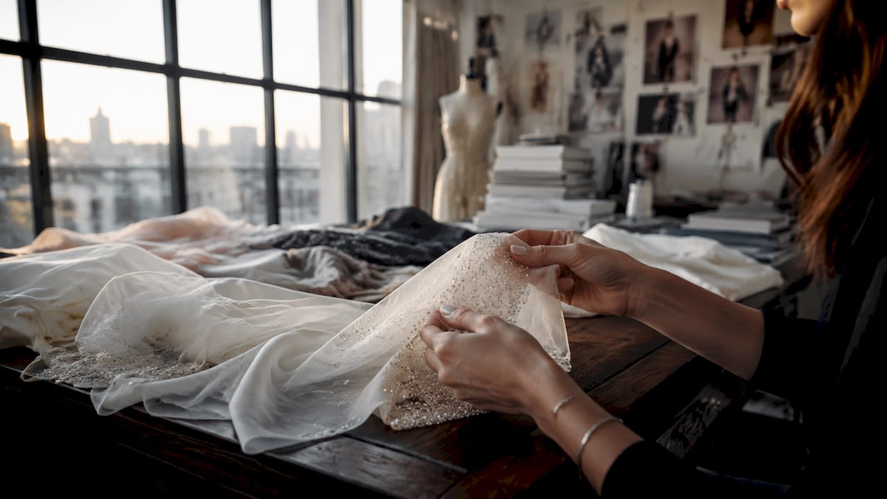 Tecidos de excelência para vestidos de noiva