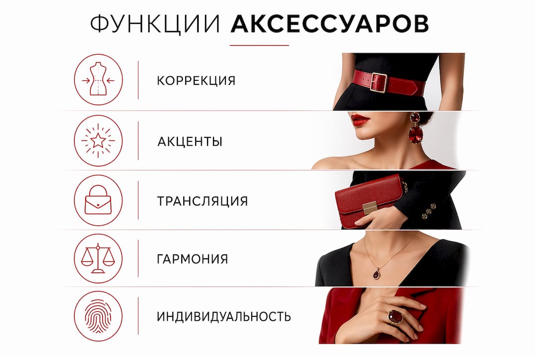 Инфографика: как аксессуары дополняют образ и подчеркивают стиль