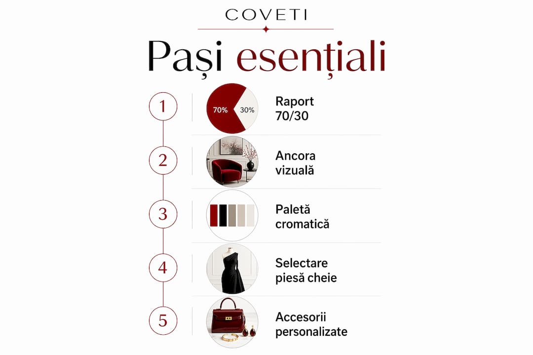 Infografic: cum să combini stiluri – pașii de urmat