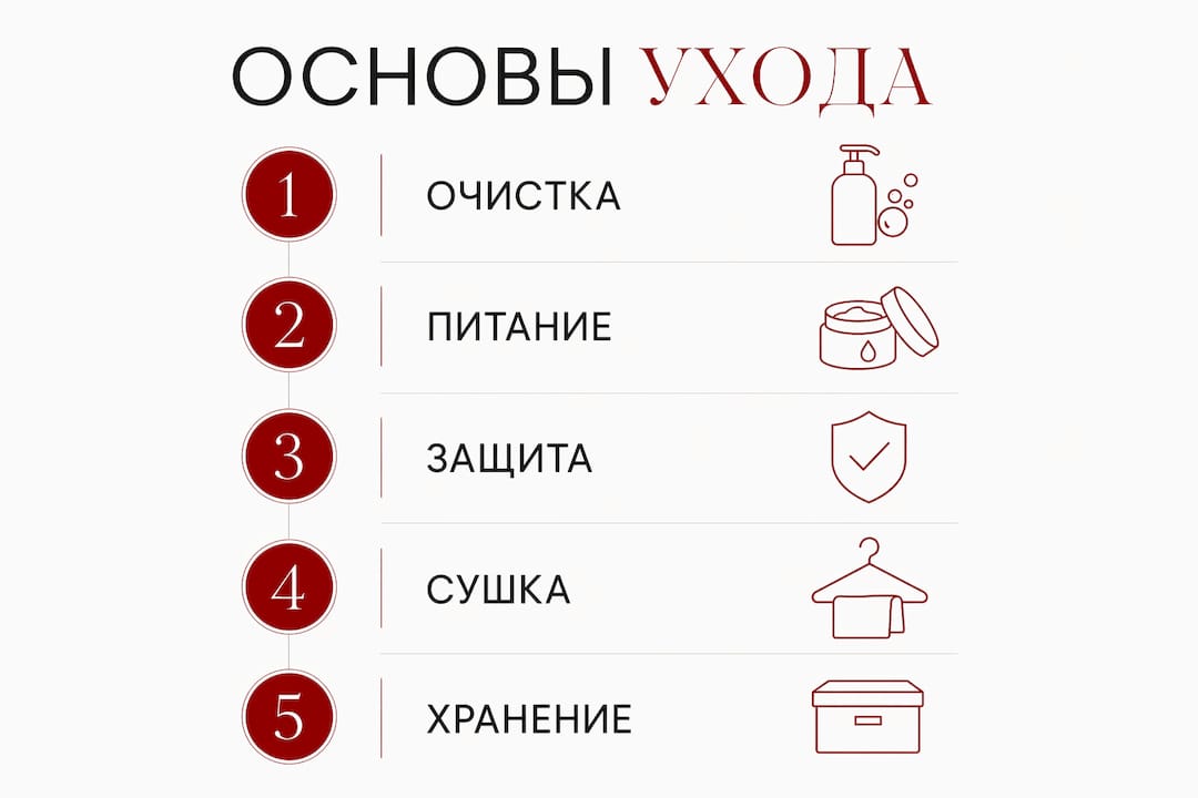 Инфографика: основные правила ухода за обувью