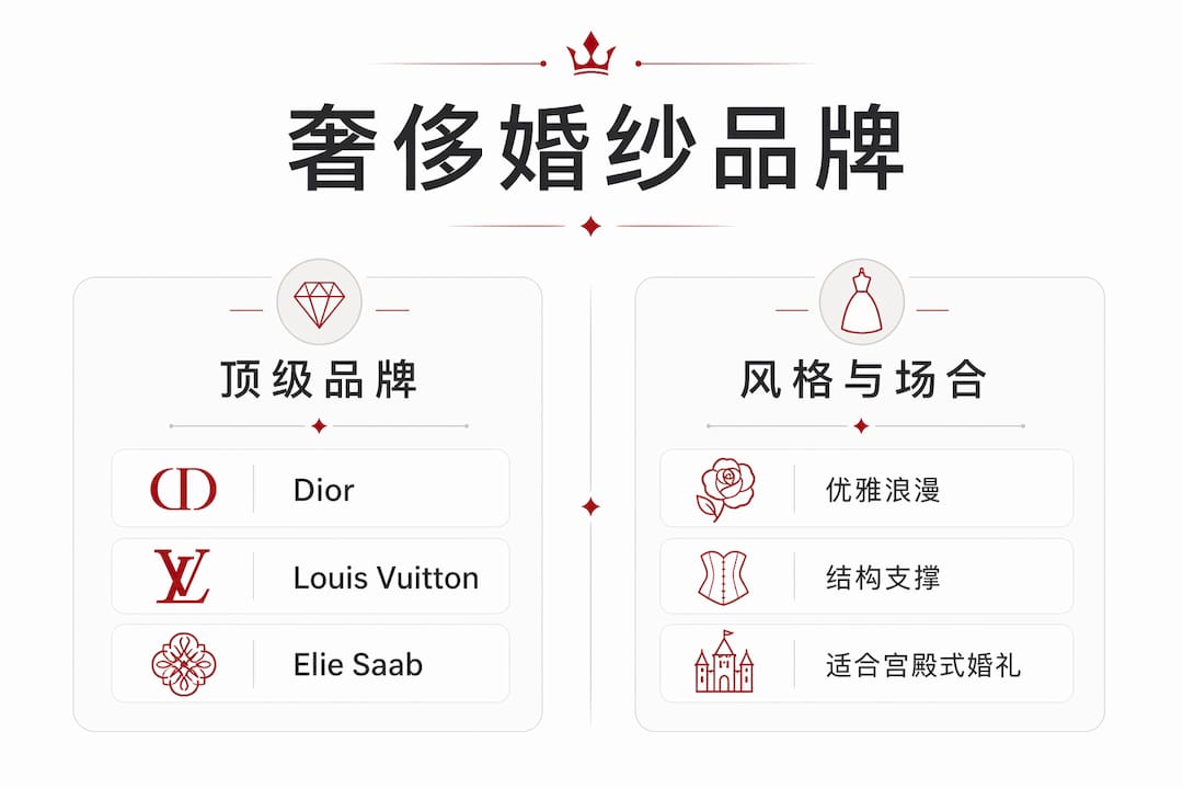 高端婚纱品牌与风格对比一览
