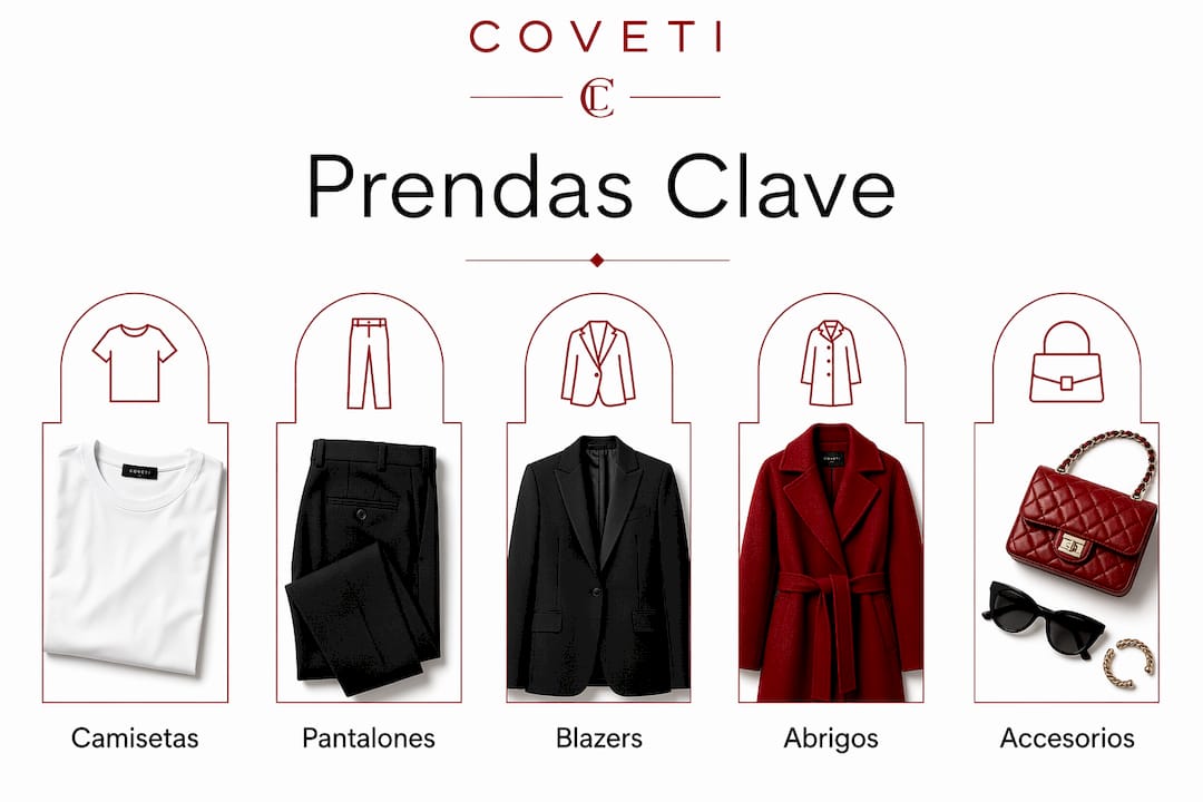 Infografía: guía paso a paso para crear un fondo de armario minimalista con prendas imprescindibles