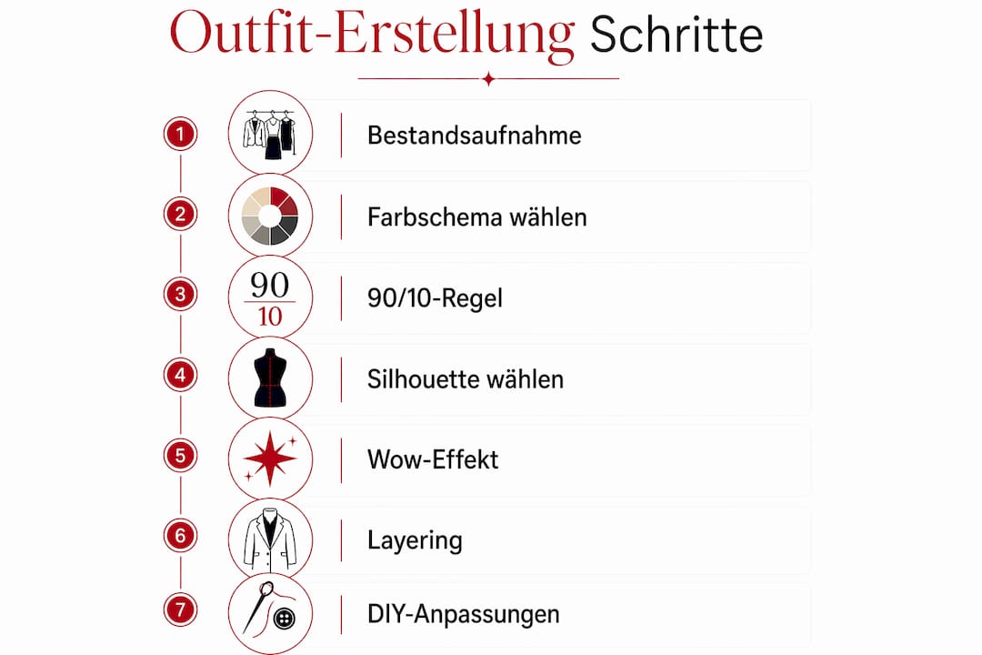 Grafik: Schritt-für-Schritt zum perfekten Outfit
