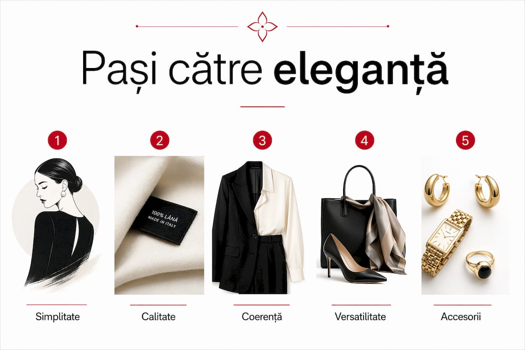 Infografic: cum să atingi rafinamentul clasic, pas cu pas