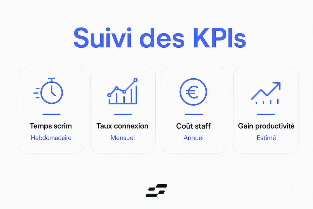 Visualisation des indicateurs clés de performance et du retour sur investissement dans l’esport