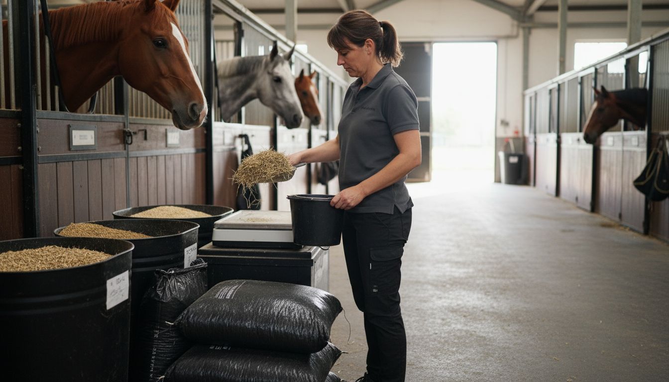 fodring hestestald rutine