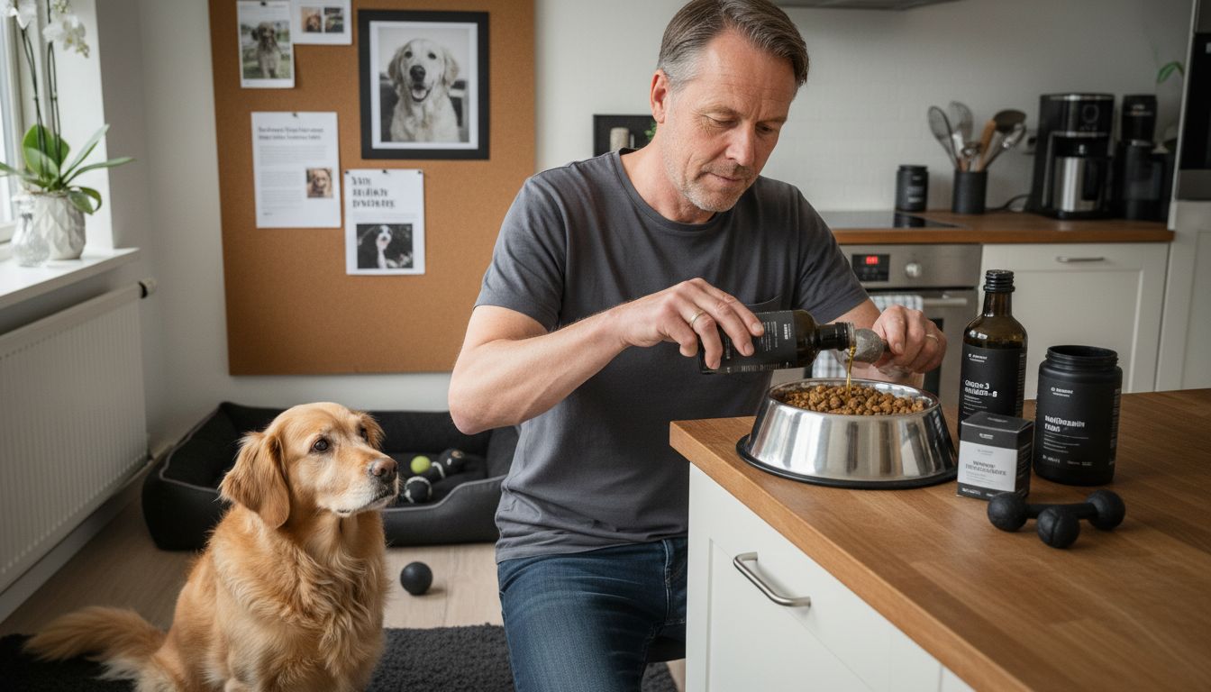 hund kosttilskud madskål