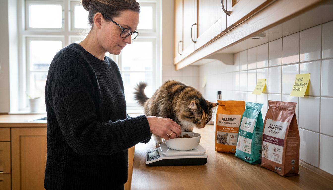 kattefoder vejning hjem