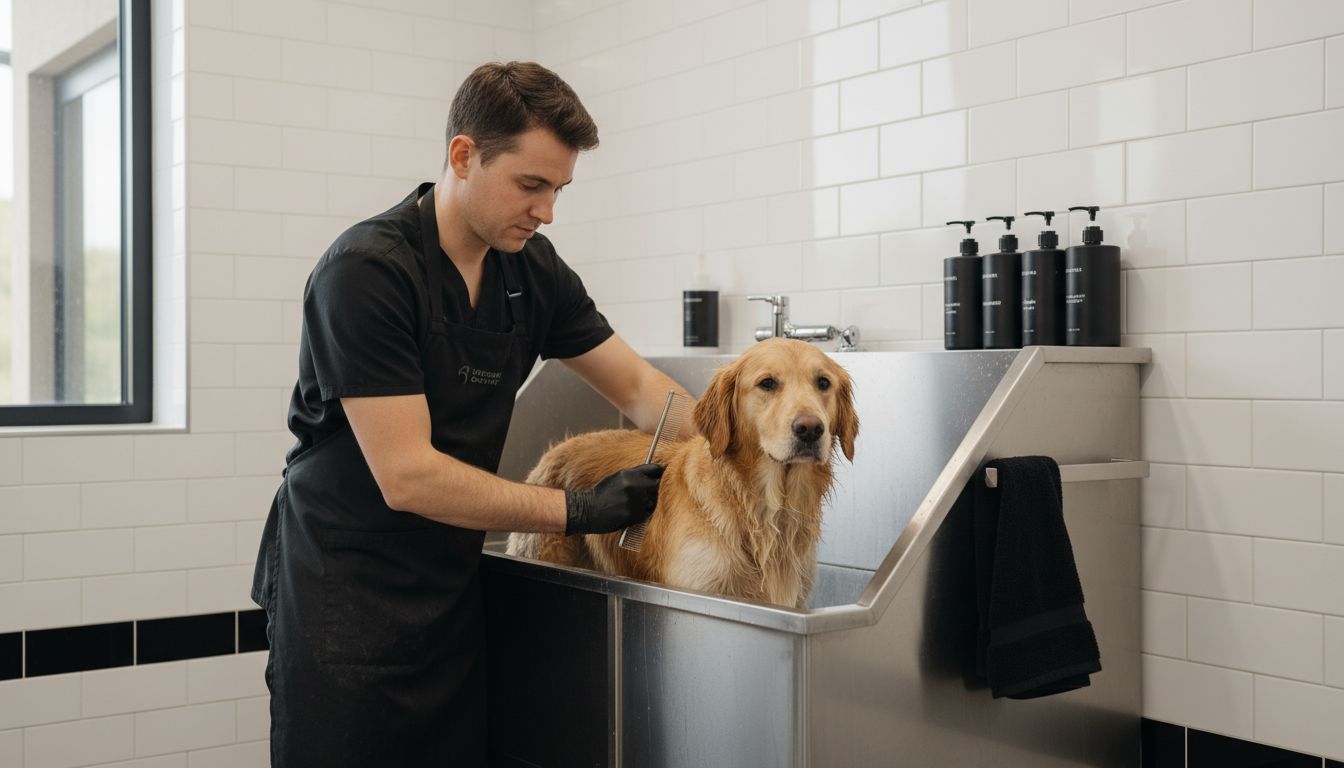 hundepleje salon professionel