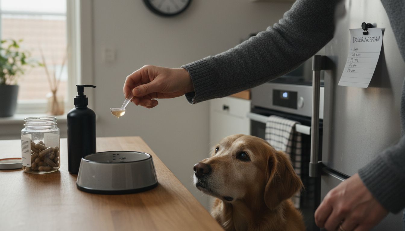 ledtilskud dosering hund
