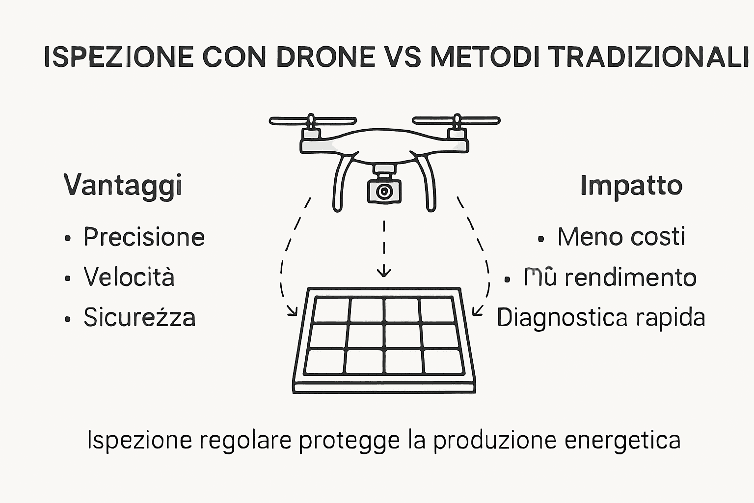 Infografica: tutti i benefici e l’impatto delle ispezioni con droni